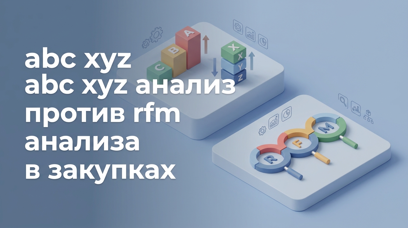 ABC XYZ анализ против RFM анализа в закупках: сравнение и применение