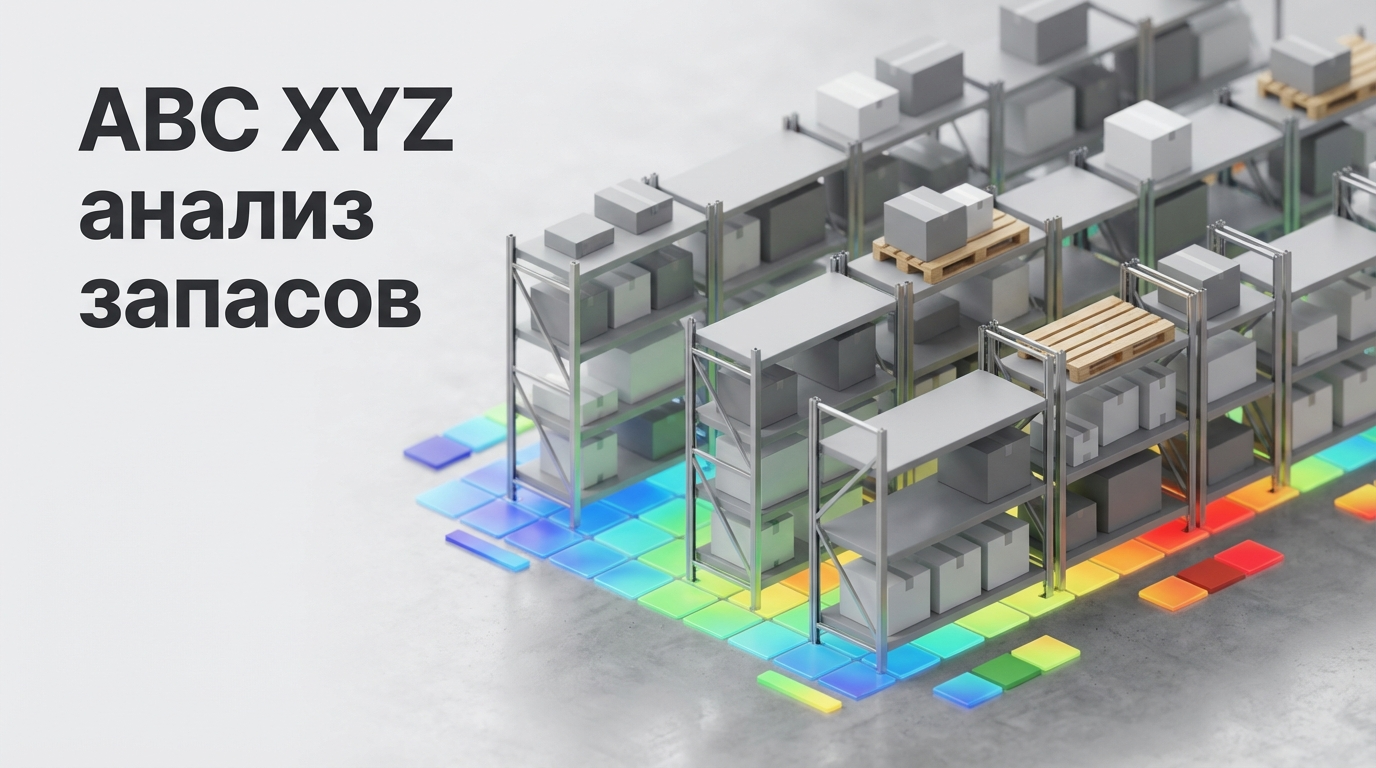 ABC XYZ анализ запасов: расчет в Excel и готовый шаблон