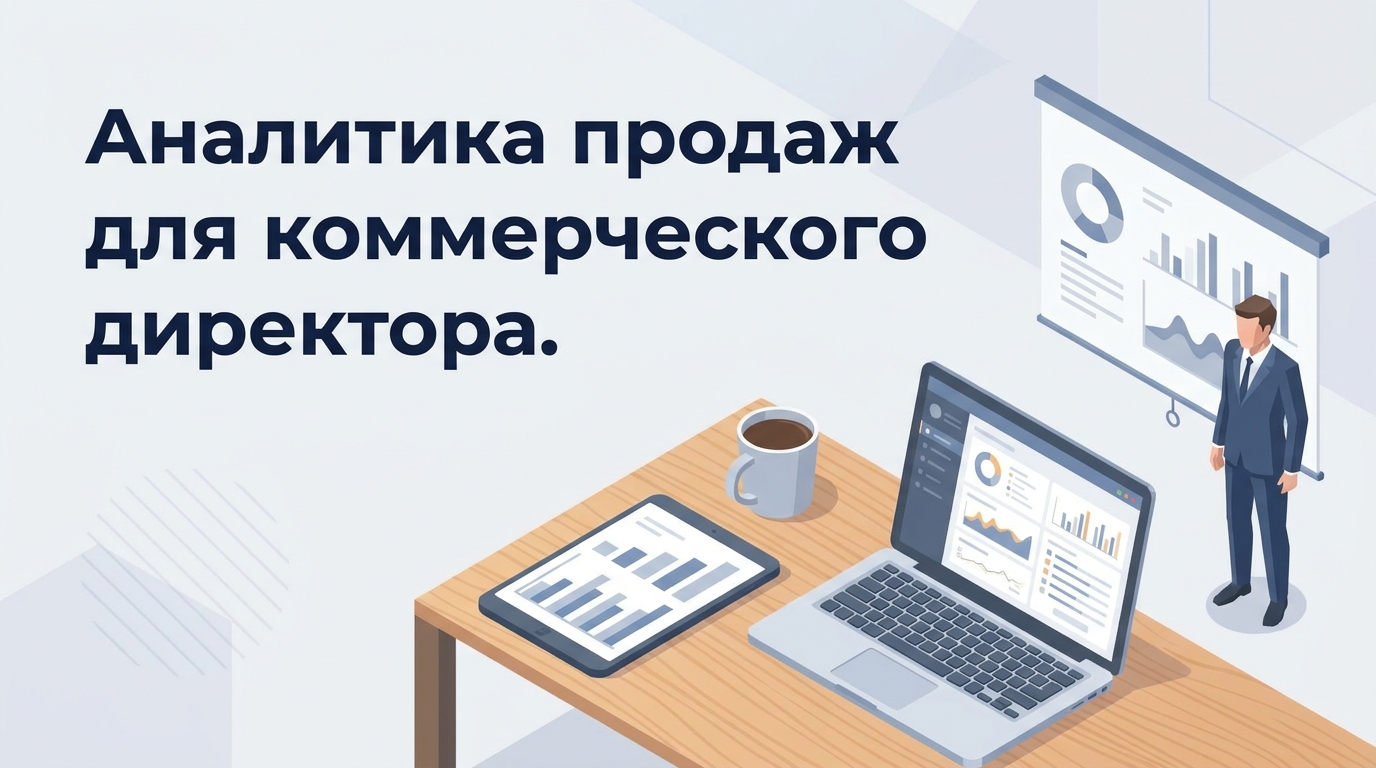 Аналитика продаж для коммерческого директора: отчеты, метрики и управление запасами