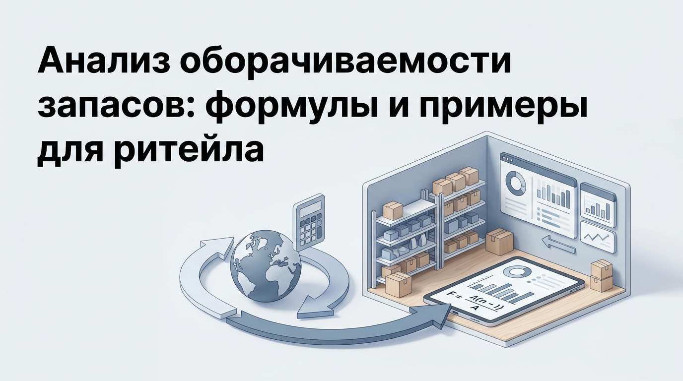 Анализ оборачиваемости товаров: формулы и примеры для розницы