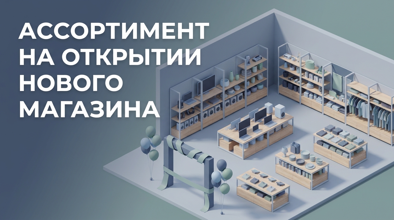 Ассортимент при открытии нового магазина: матрица, запасы и анализ