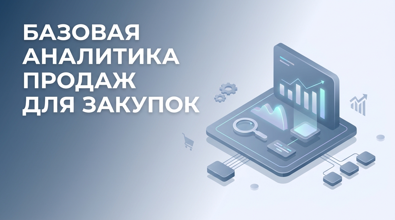 Базовая аналитика продаж для закупок: отчеты и метрики для управления запасами