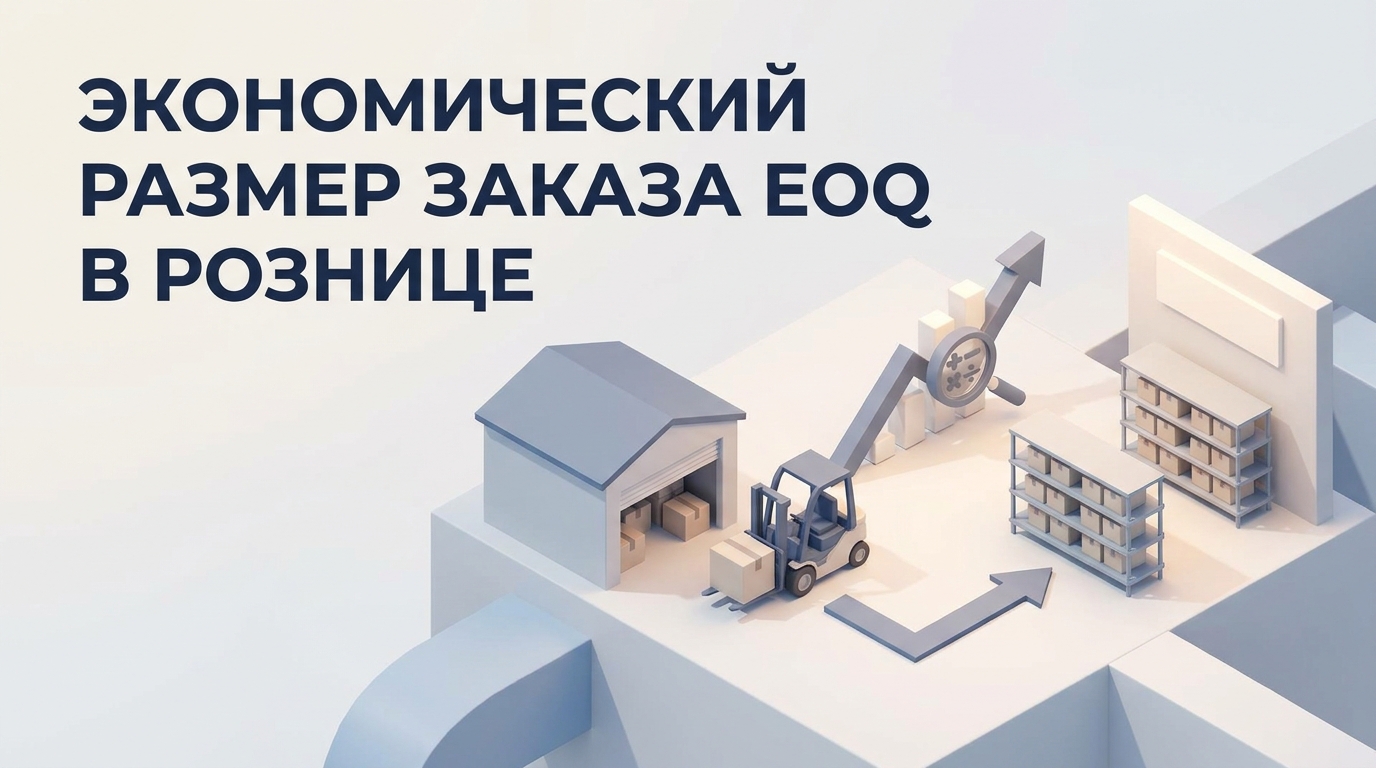 Экономический размер заказа EOQ в рознице: формула и расчет