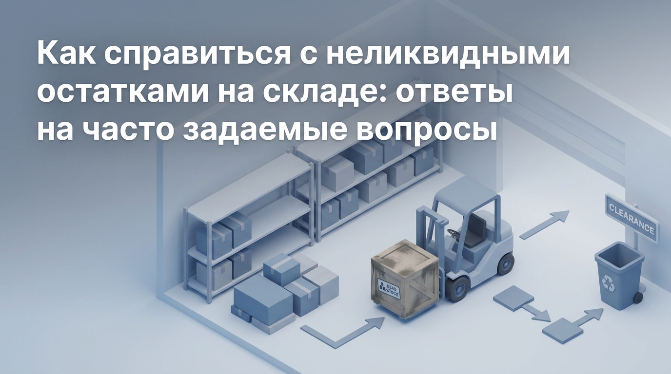 Как бороться с неликвидами на складе: ответы на частые вопросы и стратегии