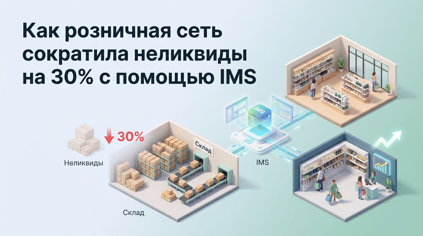 Как розничная сеть сократила неликвиды на 30% с помощью IMS: стратегии и расчеты