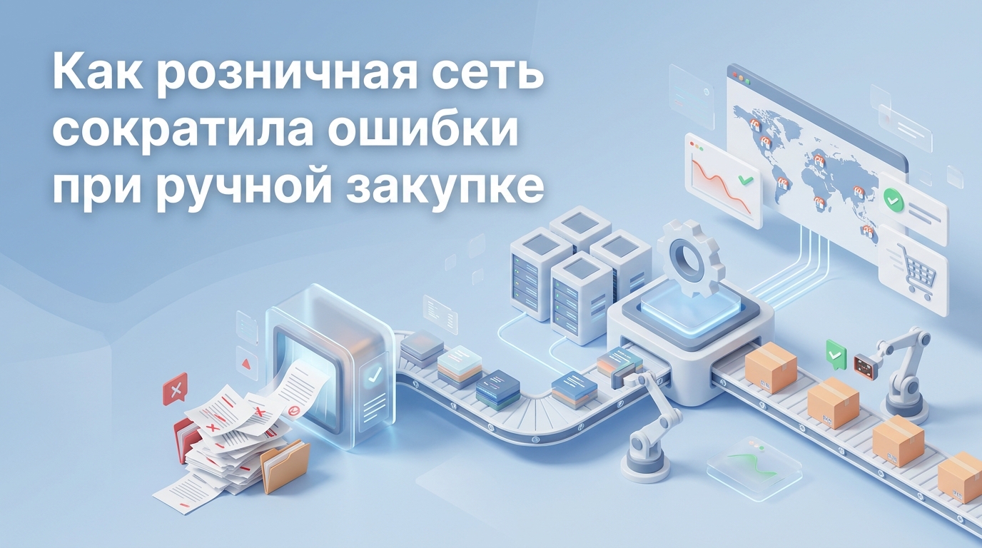 Как сеть магазинов сократила ошибки при ручном формировании закупок: метрики и решения