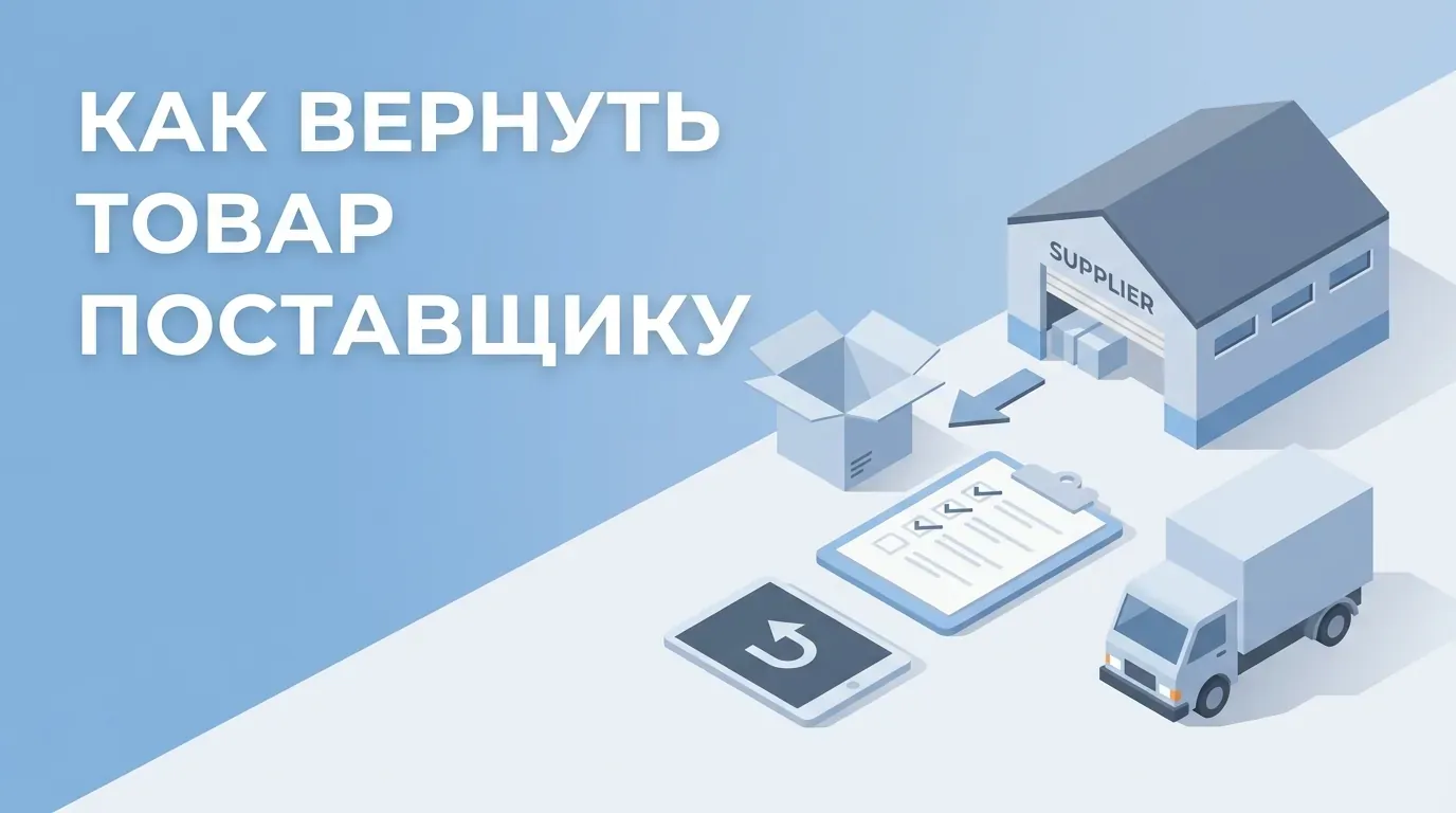 Как вернуть товар поставщику в рознице: остаток, стоп автозаказа и документы