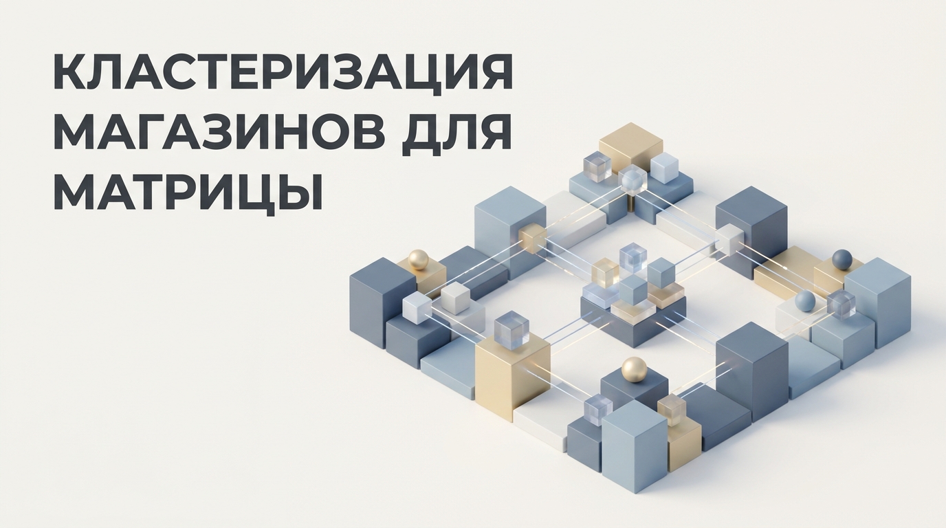 Кластеризация магазинов для матрицы: управление ассортиментом