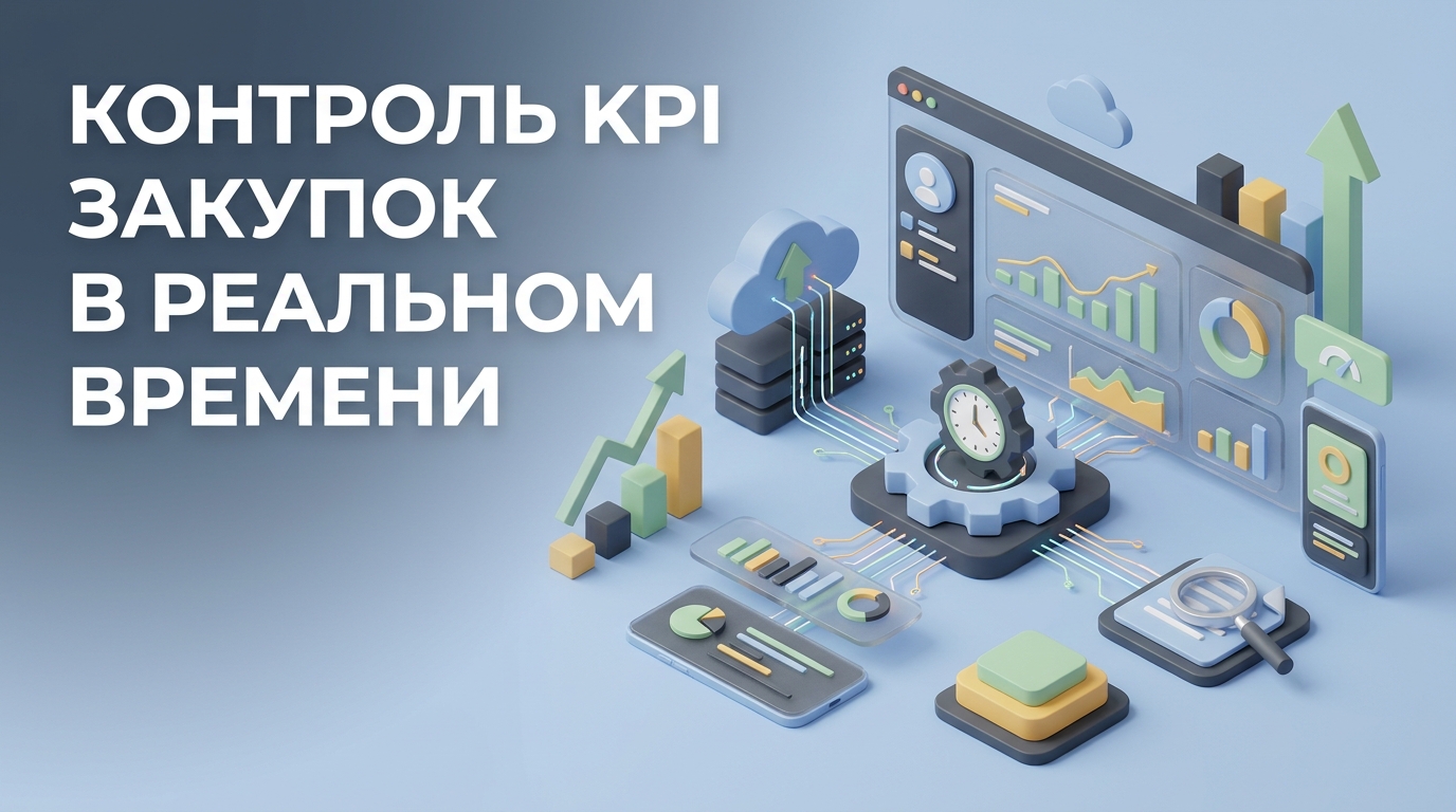 Контроль KPI закупок в реальном времени: метрики, дашборды и управление запасами