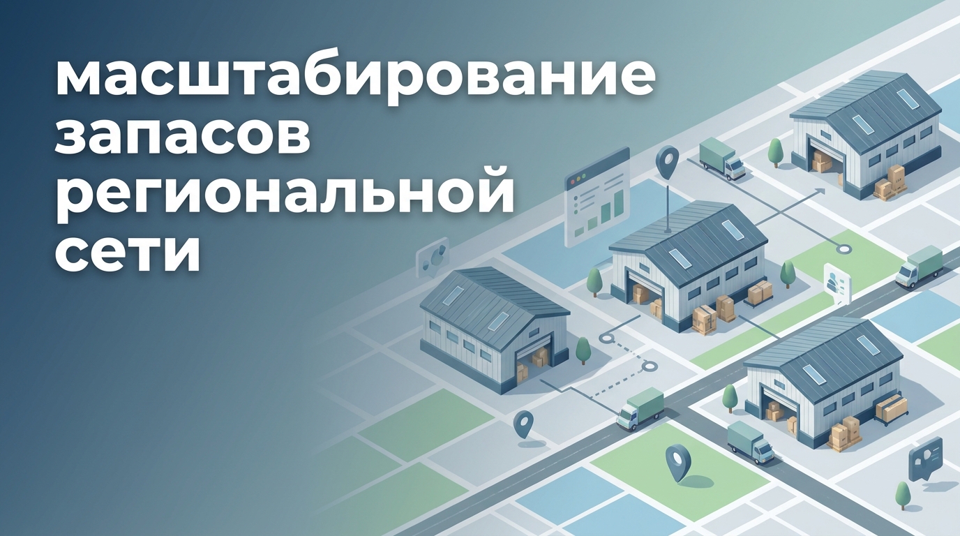 Масштабирование запасов региональной сети: управление, автоматизация и расчет