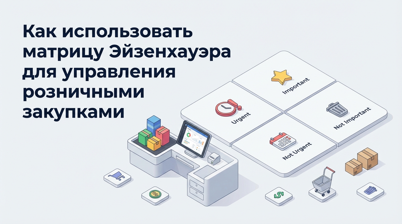 Матрица Эйзенхауэра в закупках: как ритейлеру перестать тушить пожары и начать зарабатывать