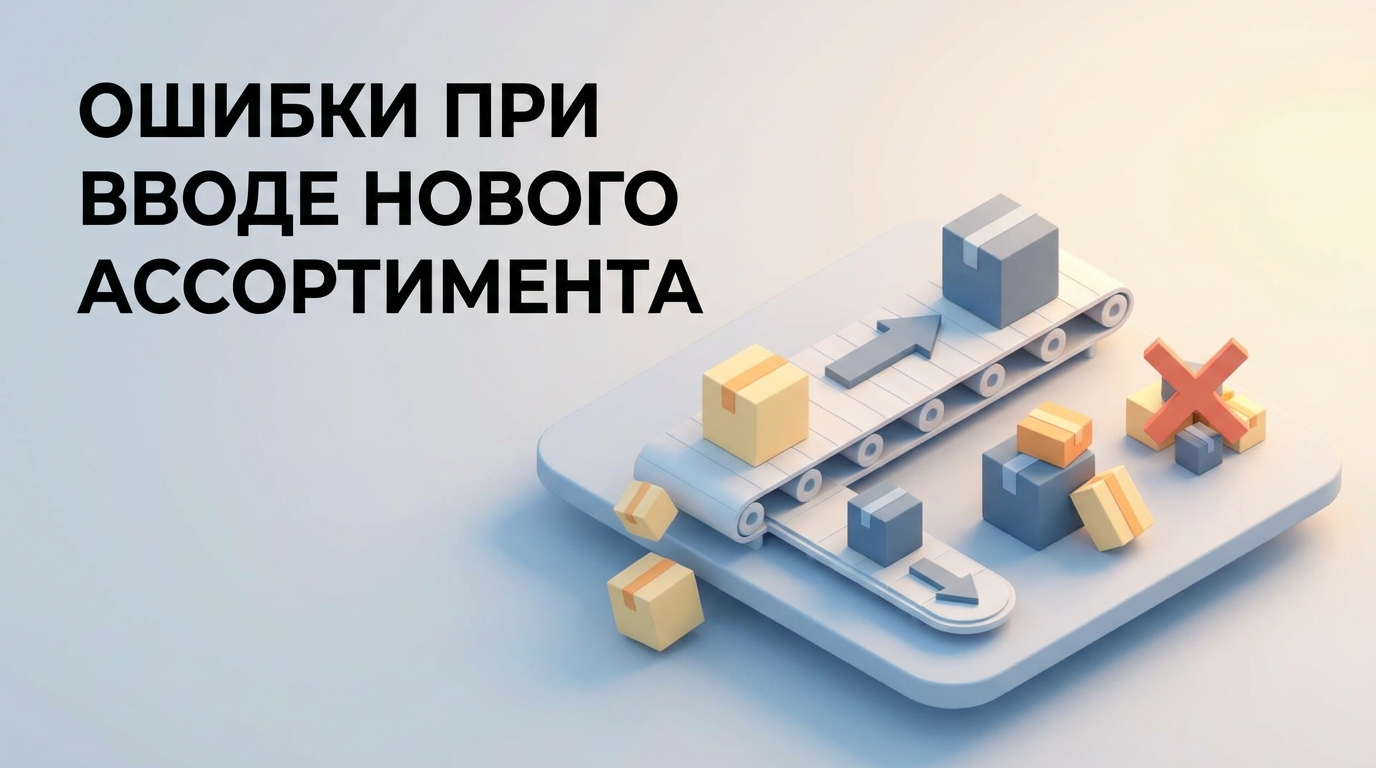 Ошибки при вводе нового ассортимента: анализ, риски и стратегии управления