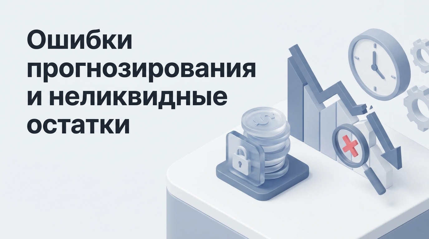 Ошибки прогнозирования и неликвидные остатки: анализ и решения