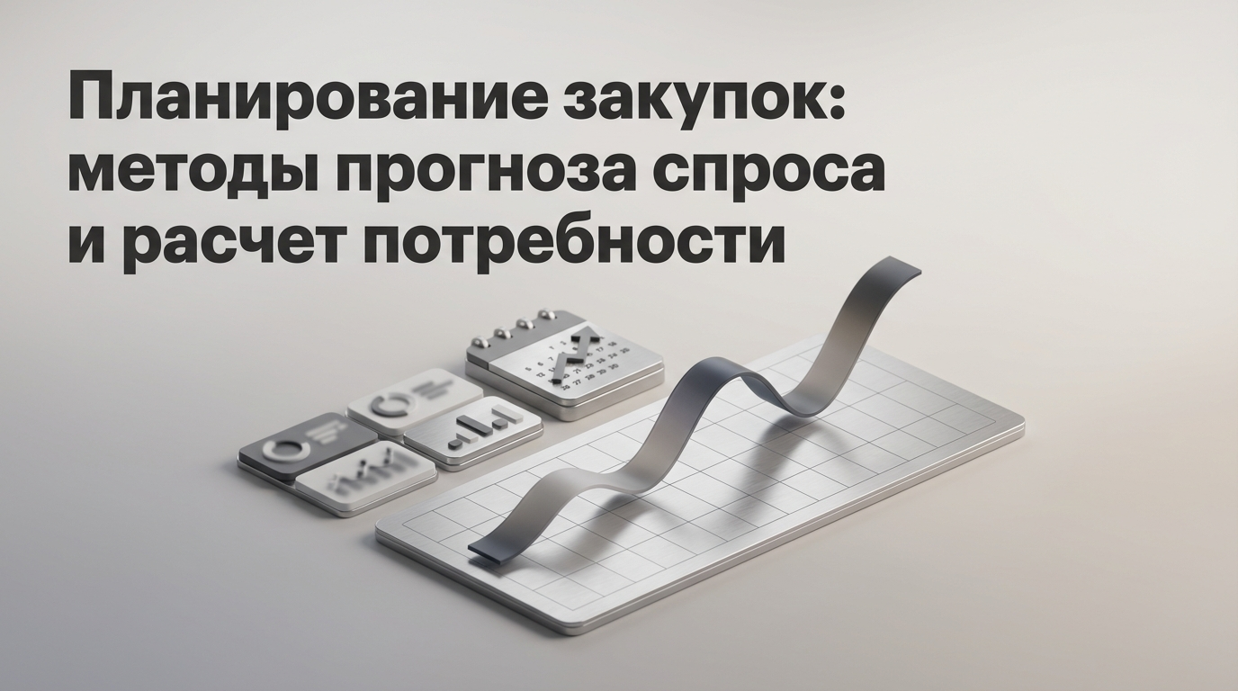 Планирование закупок: методы прогноза спроса и расчет потребности