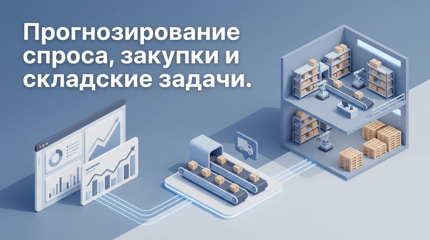 Прогнозирование спроса, закупки и складирование: задачи и методы управления