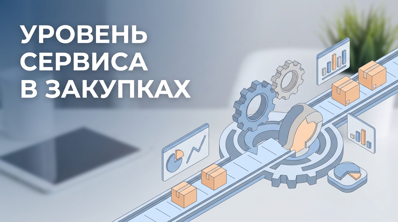Уровень сервиса в закупках: расчет, метрики и управление запасами