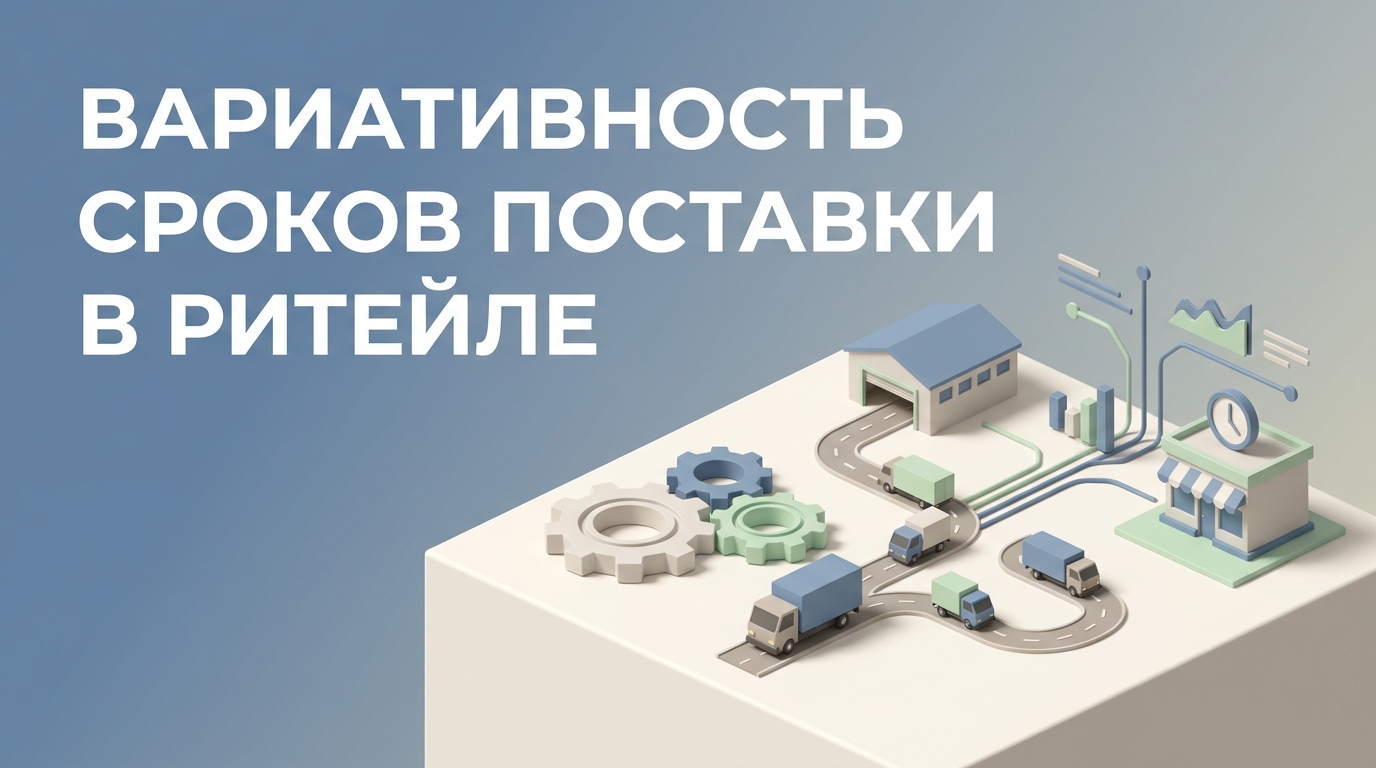 Вариативность сроков поставки в ритейле: управление запасами и автозаказ