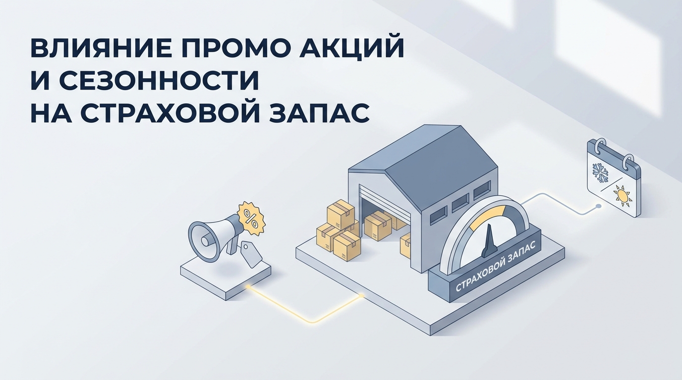 Влияние промо акций и сезонности на страховой запас: расчет и управление